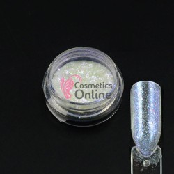 Pigment Cameleon Superstar 1gr pentru Gel UV sau Acril, NADP011XX White - Blue Superstar